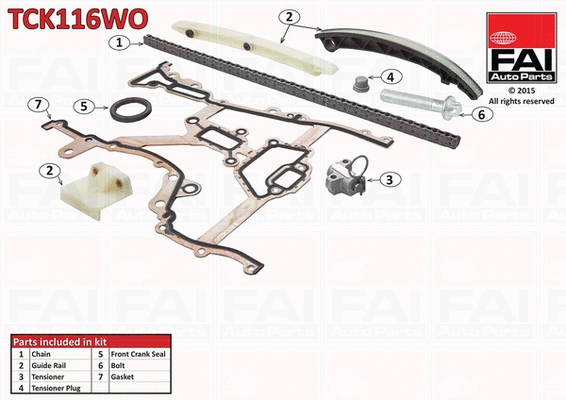 Timing Chain Kit (TCK116WO)