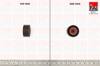 Deflection/Guide Pulley, timing belt (T1161)