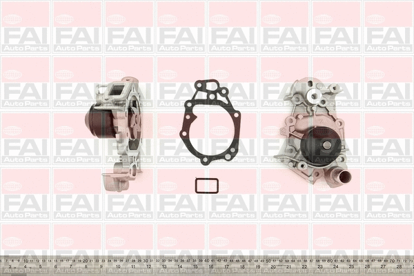 Water Pump, engine cooling (WP6124)