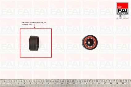 Deflection/Guide Pulley, timing belt (T9568)