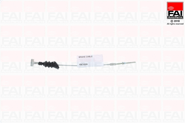 Cable Pull, parking brake (FBC0339)