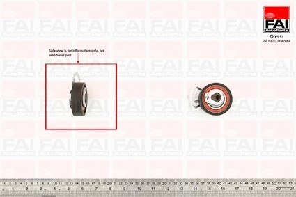 Tensioner Pulley, timing belt (T9509)