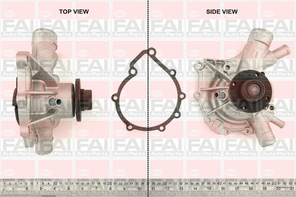 Water Pump, engine cooling (WP6366)