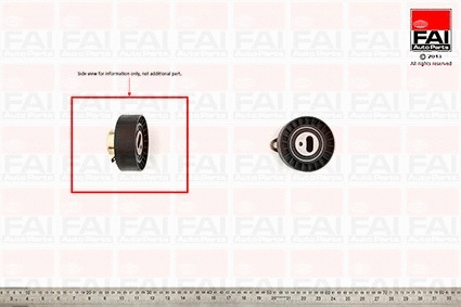 Tensioner Pulley, timing belt (T9245)