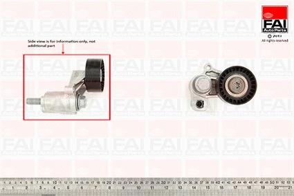 Belt Tensioner, V-ribbed belt (T9605)