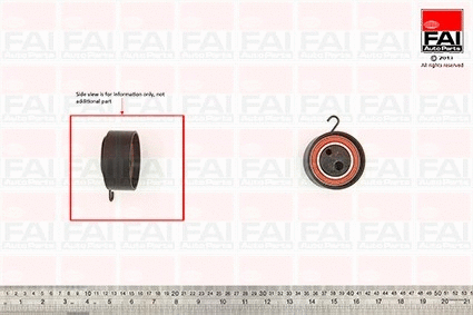 Tensioner Pulley, timing belt (T9511)