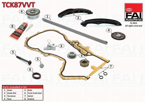 Timing Chain Kit (TCK87VVT)
