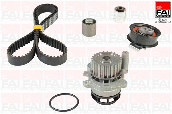Water Pump & Timing Belt Kit (TBK457-6445)