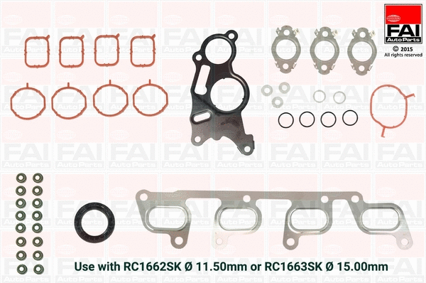 Gasket Kit, cylinder head (HS1662NH)