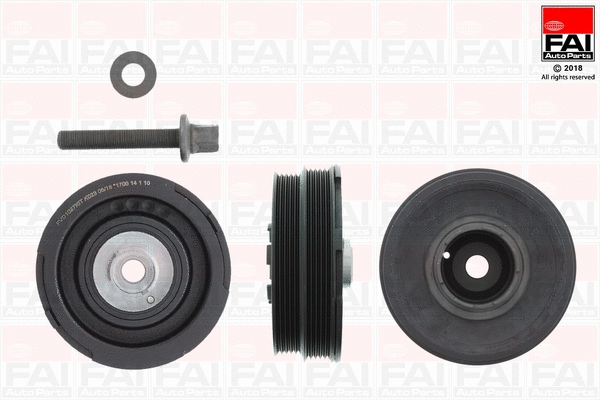 Belt Pulley Set, crankshaft (FVD1027K)