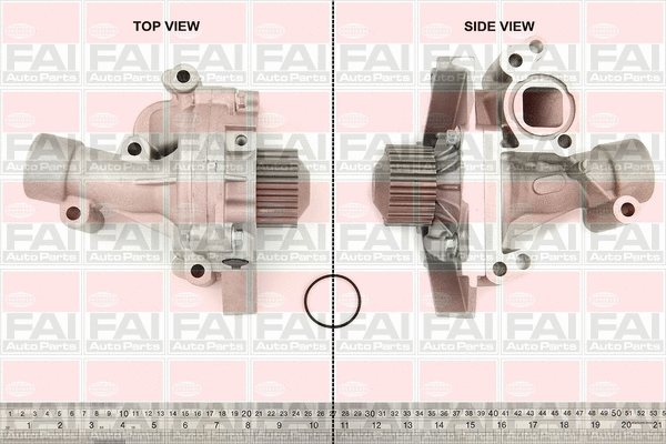 Water Pump, engine cooling (WP6477)