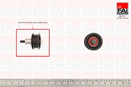 Deflection/Guide Pulley, timing belt (T9358)