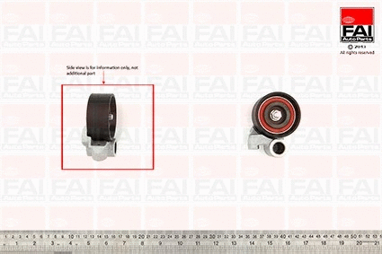 Tensioner Pulley, timing belt (T9567)
