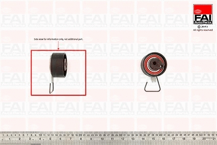 Tensioner Pulley, timing belt (T9351)