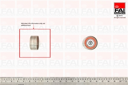 Deflection/Guide Pulley, timing belt (T9527)