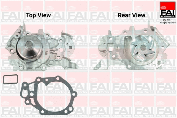 Water Pump, engine cooling (WP6326)