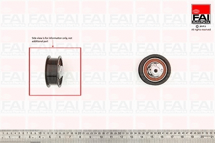 Tensioner Pulley, timing belt (T9493)