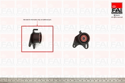 Tensioner Pulley, timing belt (T9256)