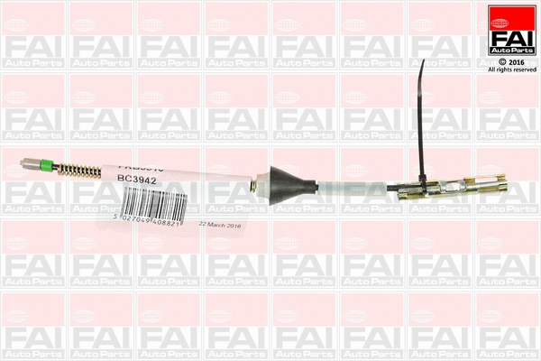 Cable Pull, parking brake (FBC0279)