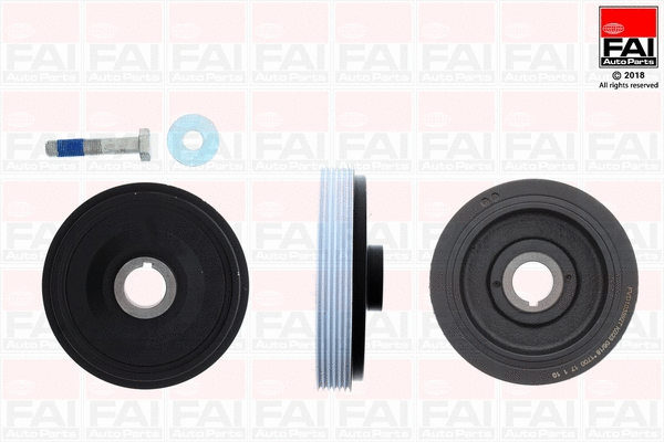 Belt Pulley Set, crankshaft (FVD1038K)
