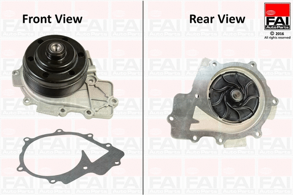Water Pump, engine cooling (WP6635)