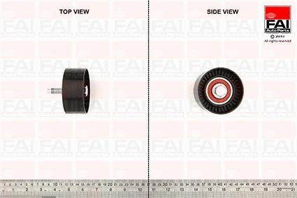 Deflection/Guide Pulley, timing belt (T1018)