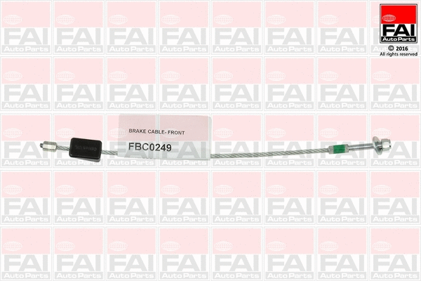Cable Pull, parking brake (FBC0249)