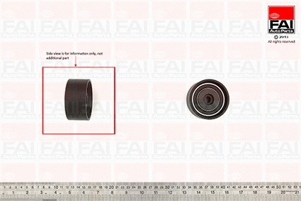 Deflection/Guide Pulley, timing belt (T9519)