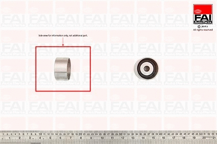 Deflection/Guide Pulley, timing belt (T9326)