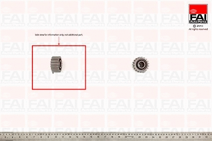 Tensioner Pulley, timing belt (T6697)