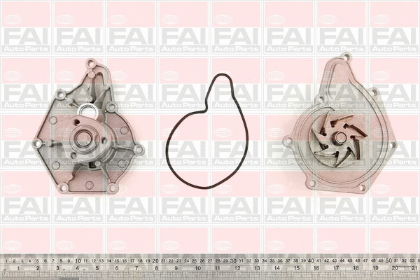 Water Pump, engine cooling (WP6451)