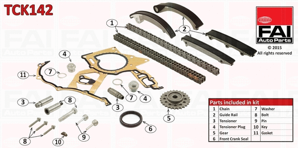 Timing Chain Kit (TCK142)
