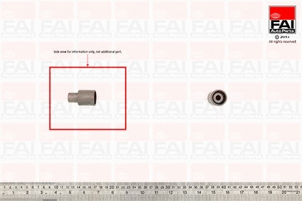 Deflection/Guide Pulley, timing belt (T9343)