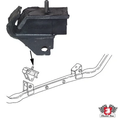 Mounting, engine (1117901000)