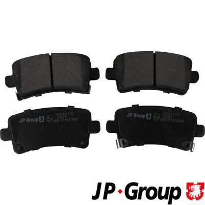 Brake Pad Set, disc brake (1263701110)