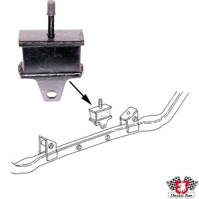 Mounting, engine (1117900900)