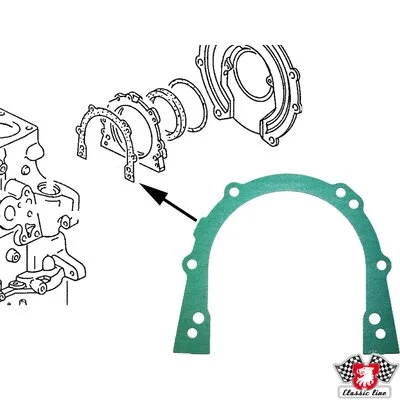 Gasket, housing cover (crankcase) (1119100100)