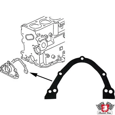 Gasket, housing cover (crankcase) (1119100300)