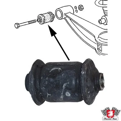 Mounting, control/trailing arm (1140205300)