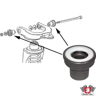 Mounting, control/trailing arm (1140201000)