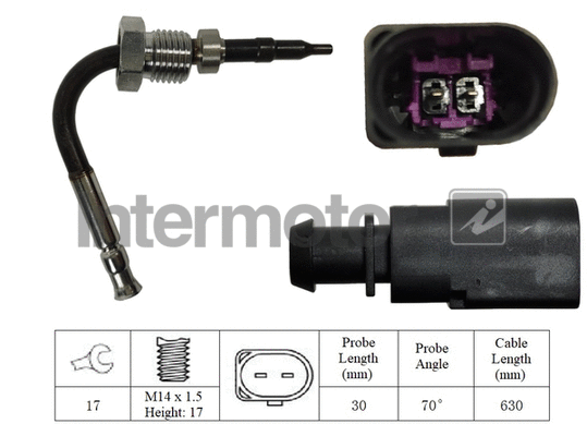 Sensor, exhaust gas temperature (27307)