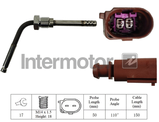 Sensor, exhaust gas temperature (27265)