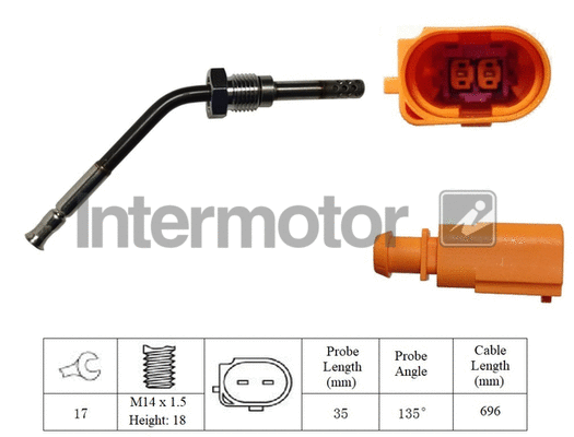Sensor, exhaust gas temperature (27188)