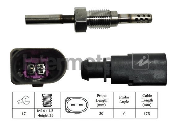 Sensor, exhaust gas temperature (27268)