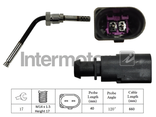 Sensor, exhaust gas temperature (27363)