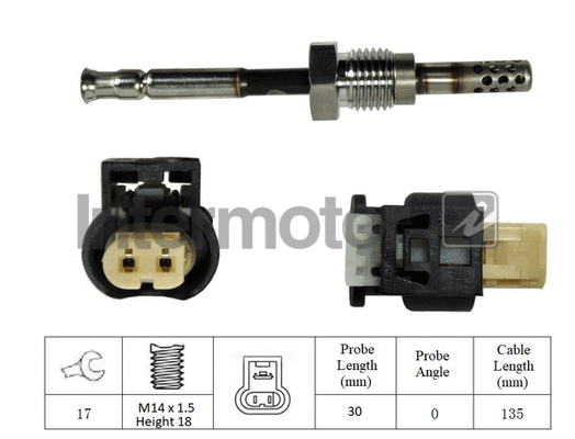 Sensor, exhaust gas temperature (27200)