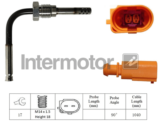 Sensor, exhaust gas temperature (27360)