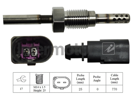 Sensor, exhaust gas temperature (27233)
