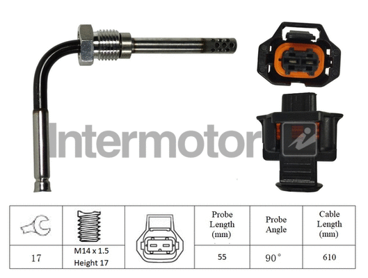 Sensor, exhaust gas temperature (27161)