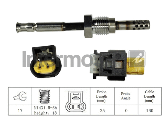 Sensor, exhaust gas temperature (27044)